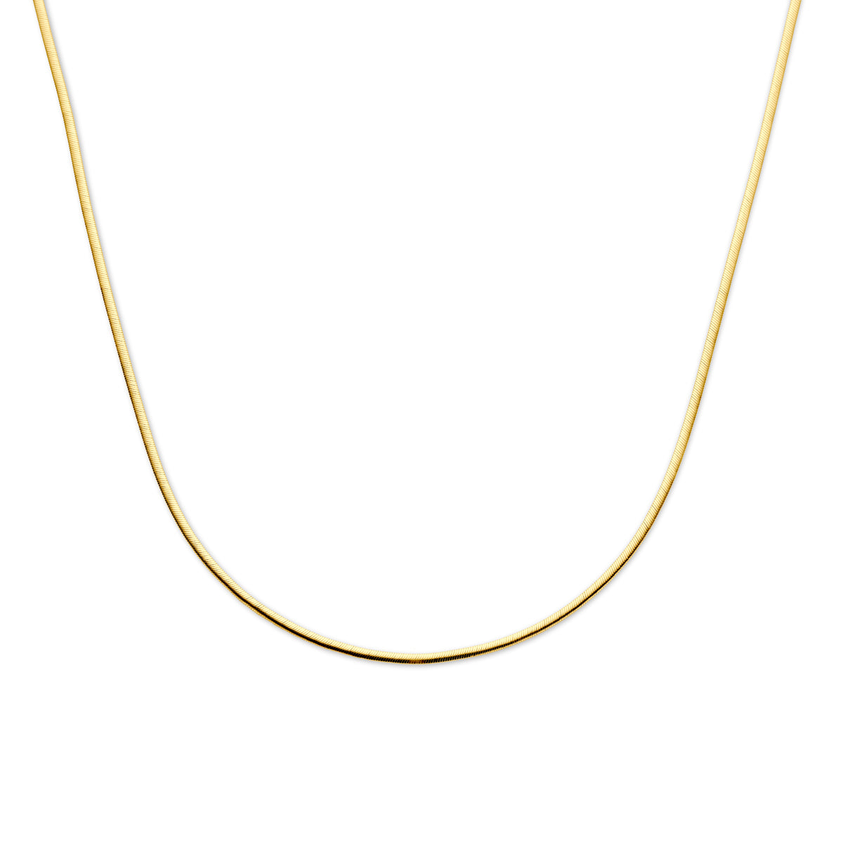 collier gourmette 2,2 mm 40 + 4 cm 3 micron zilver verguld (geel)