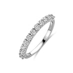 Ring Zirkonia Silber rhodiniert