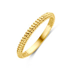 ring gediamanteerd 14K geelgoud