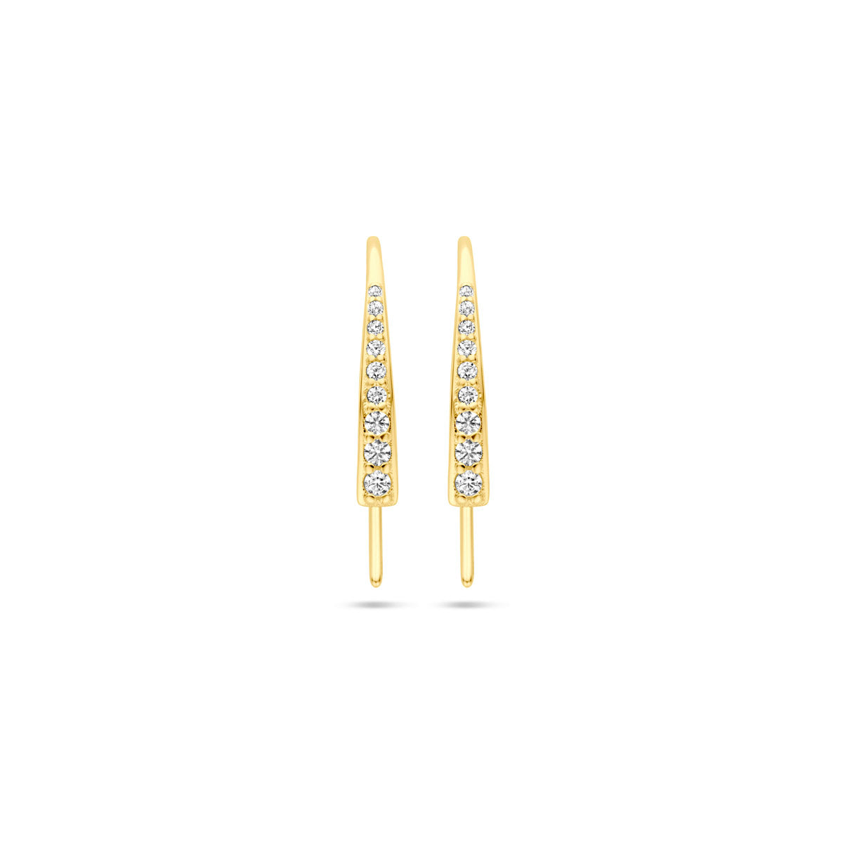 Ohrhaken 21 mm 14K Gelbgold