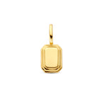 graveerhanger 8 mm 14K geelgoud
