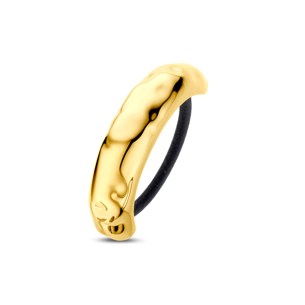 hair cuff gehamerd ion plating 19 x 77 mm edelstaal