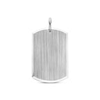 graveerhanger poli/mat 30 mm zilver gerhodineerd