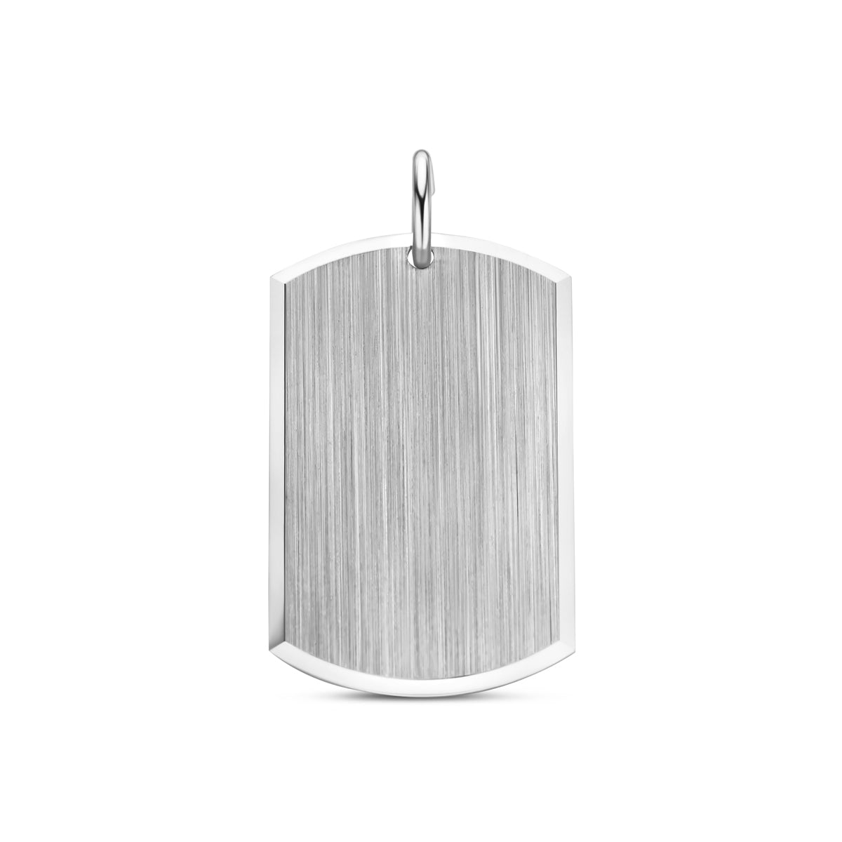 graveerhanger poli/mat 30 mm zilver gerhodineerd