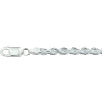 koord 4,0 mm zilver wit