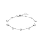 Armband Zirkonia 17 + 2 cm Silber rhodiniert