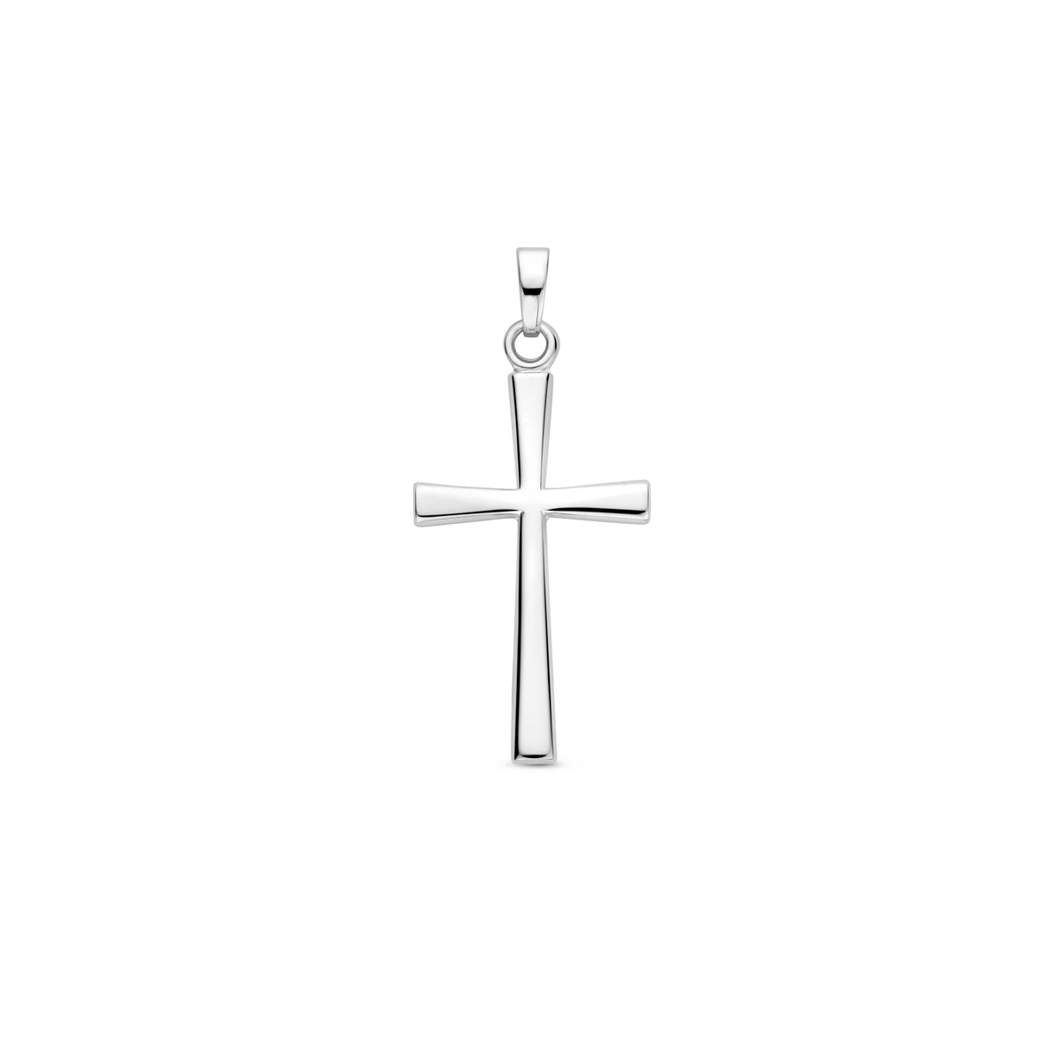 hanger kruis 26 mm zilver gerhodineerd