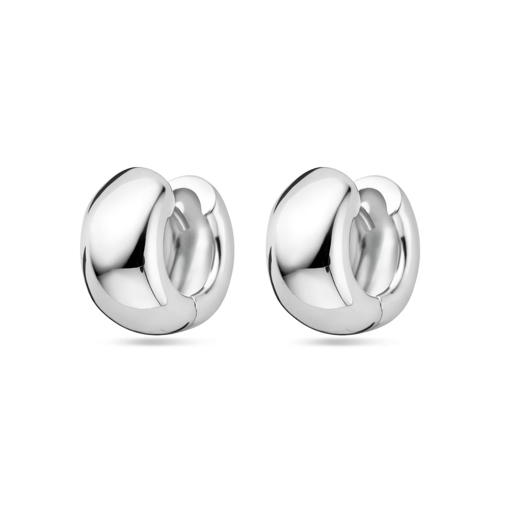 Creolen 15 mm rhodiniertes Silber