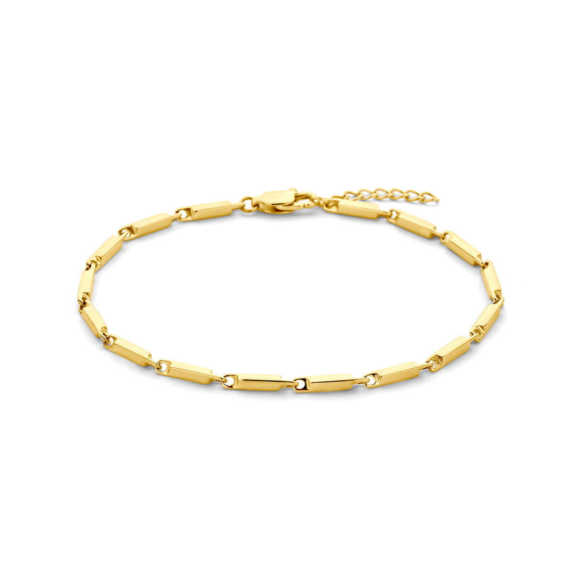 Armband Ionenplattierung 2,5 mm 19 + 2 cm Edelstahl