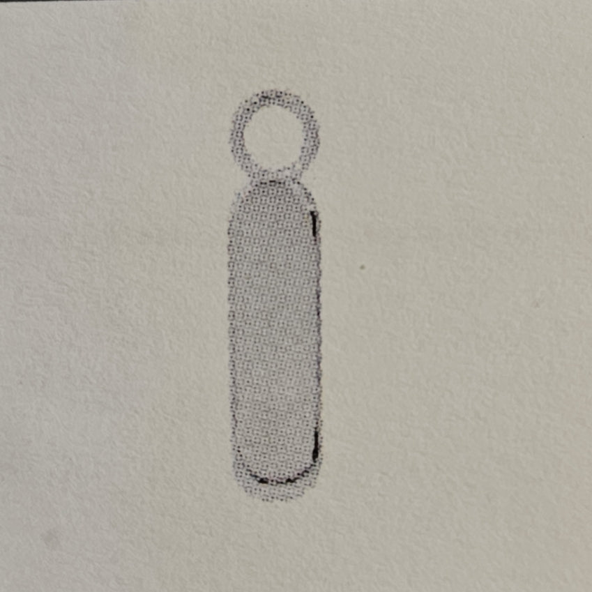 Ohrringanhänger pro Stück 19 mm Silber rhodiniert