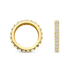 Anhänger Laborgezüchteter Diamant 0,21ct H SI 10,5 mm 14K Gelbgold