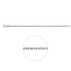 jasseron 3,0 mm zilver wit