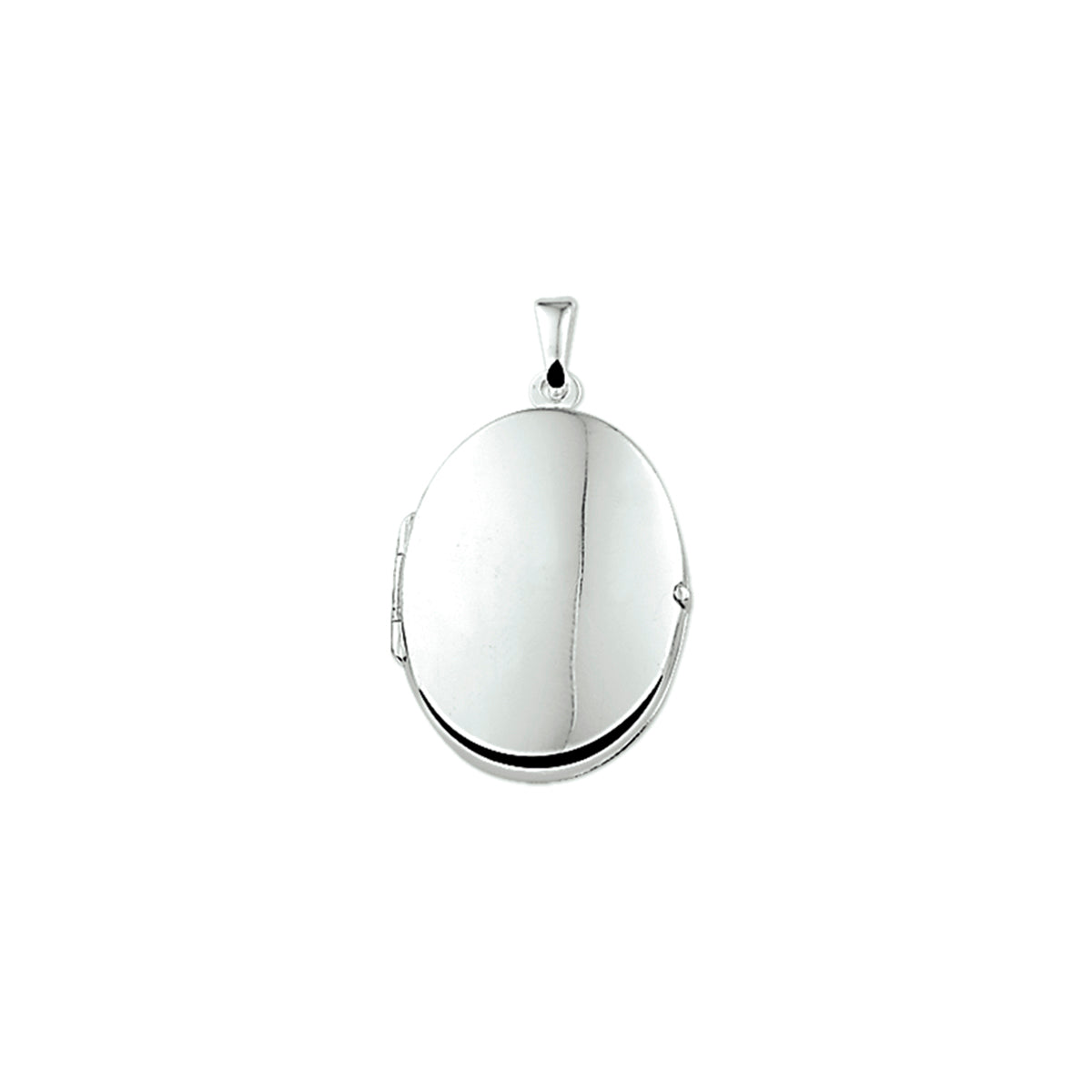 medaillon zilver gerhodineerd