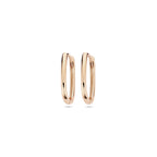 Klappohrringe Paperclip 14 mm 14K Roségold