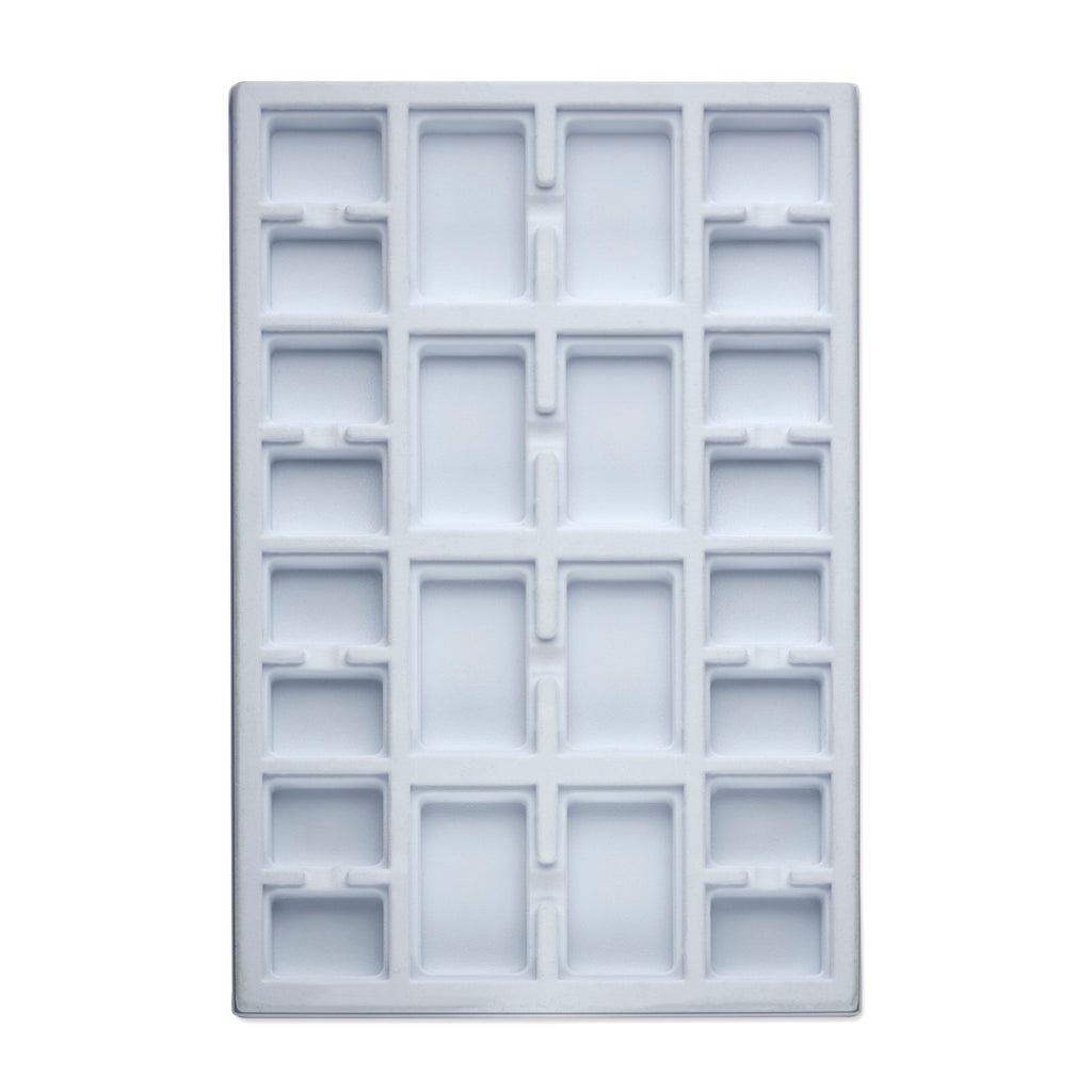 opmaaktray carrousel 330 x 220 mm wit pos materialen