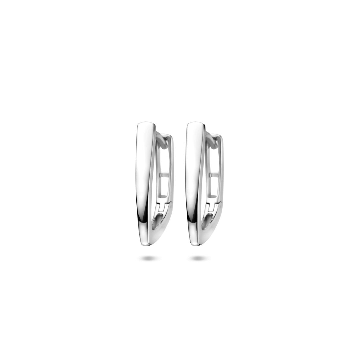 Klappcreolen 16,5 mm Silber rhodiniert