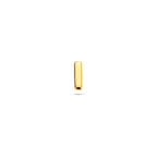Flat Back Piercing Balk 6,5 mm 1 Mikron vergoldet (gelb)