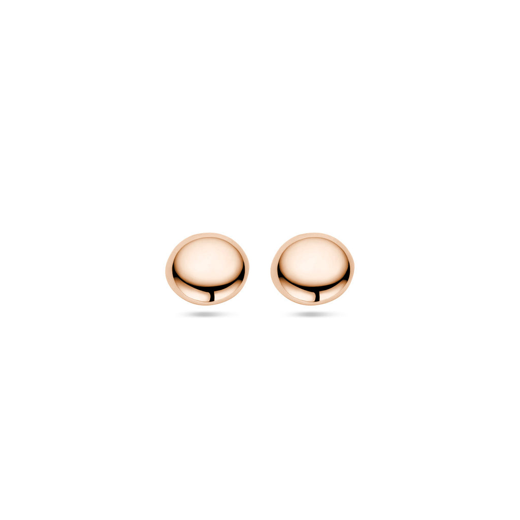 Ohrstecker Halbkugel 14K Roségold