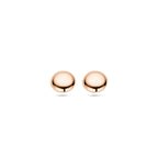 Ohrstecker Halbkugel 14K Roségold