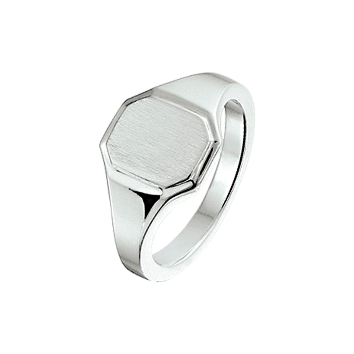 Gravurring Poly/Silber matt weiß