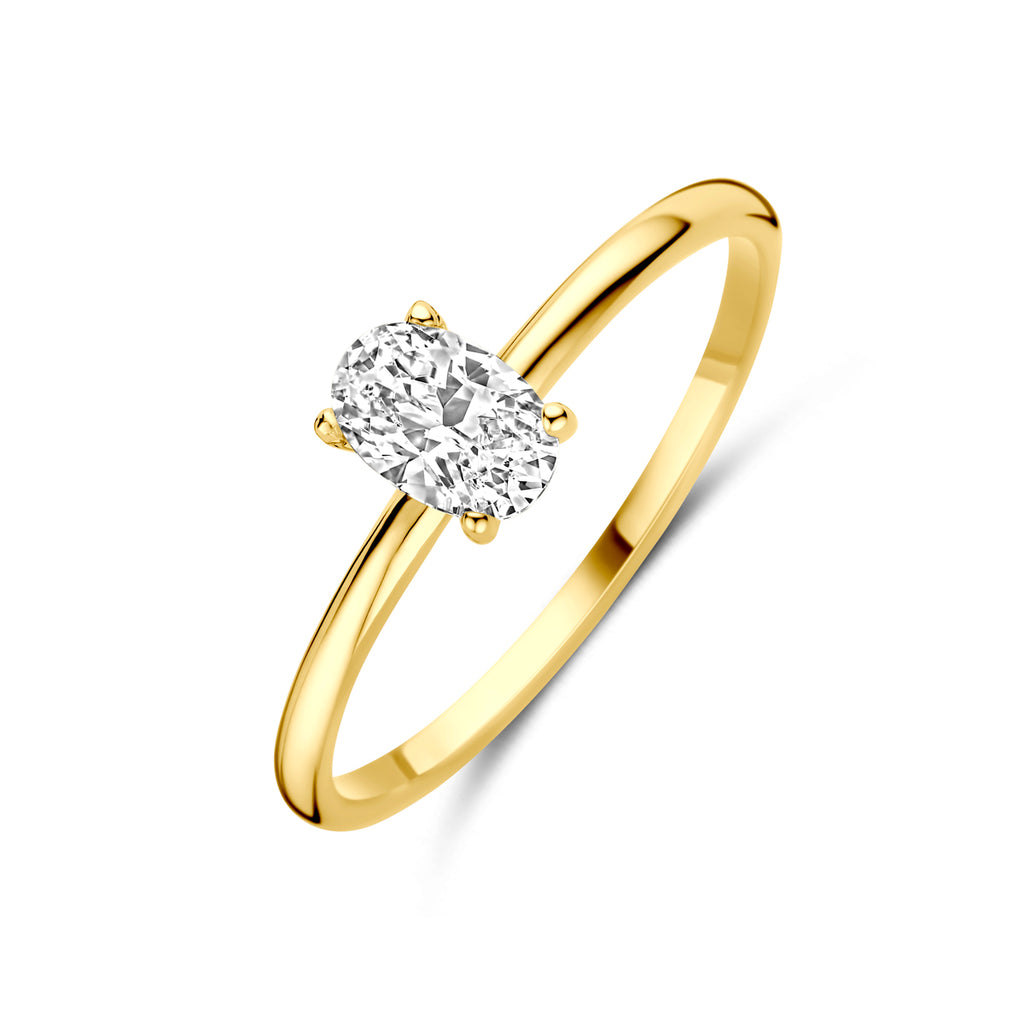 9K Ring Zirkonia 9K Gelb