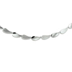 Halskette Poly/matt 5,6 mm 45 cm Silber rhodiniert