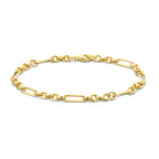9k armband 4,0 mm 19 cm 9K geel