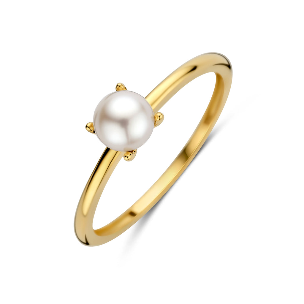 Ring Perle 14K Gelbgold