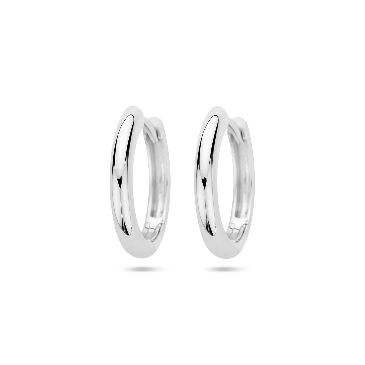 klapoorringen 2,5 mm half rond zilver gerhodineerd