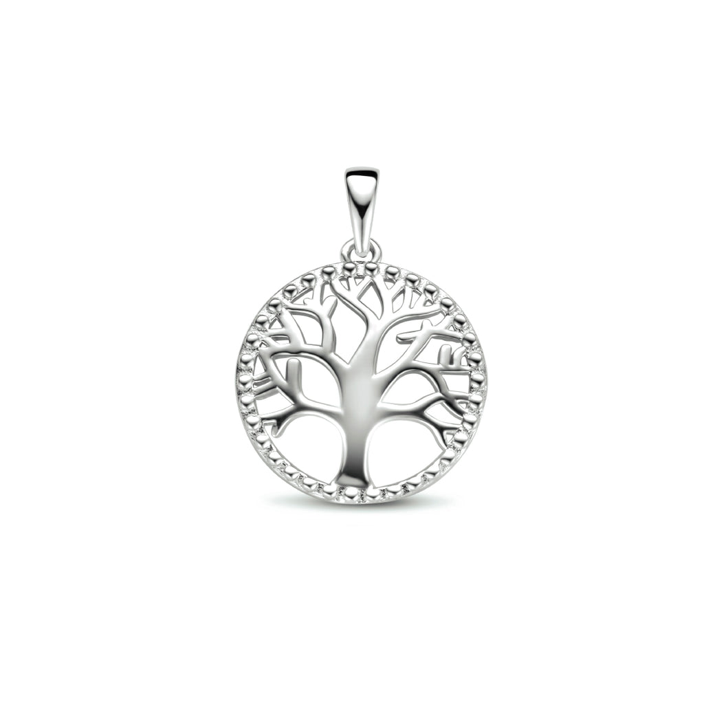Anhänger Lebensbaum 20 mm Silber rhodiniert