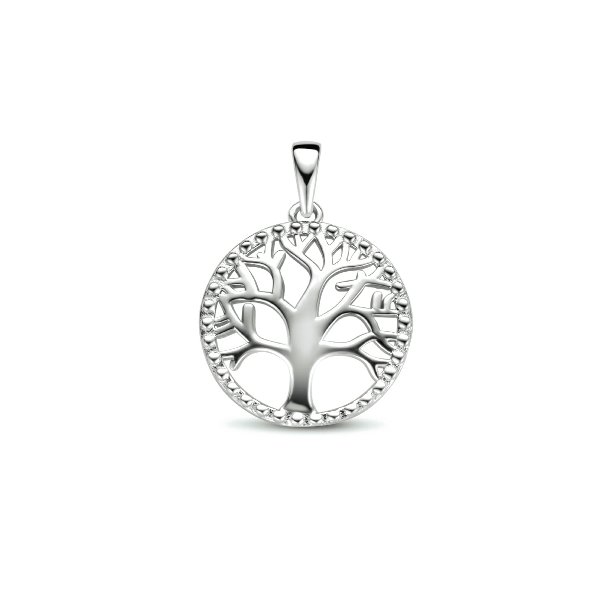 Anhänger Lebensbaum 20 mm Silber rhodiniert