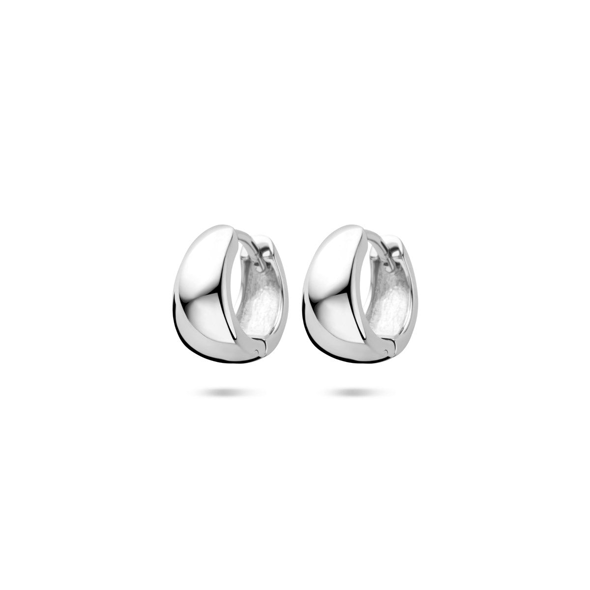 Klappohrringe 11 mm Silber rhodiniert