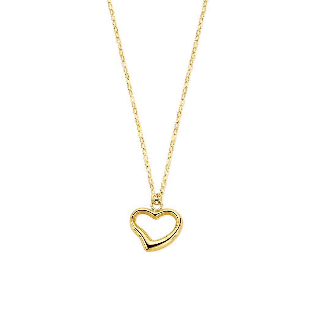 Halskette Herz 40 - 42 cm 14K Gelbgold