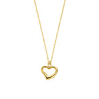 Halskette Herz 40 - 42 cm 14K Gelbgold