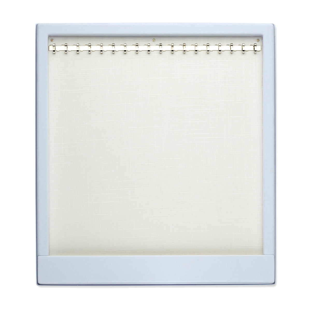 opmaaktray carrousel 245 x 220 mm wit met zilverkleurige haakjes pos materialen