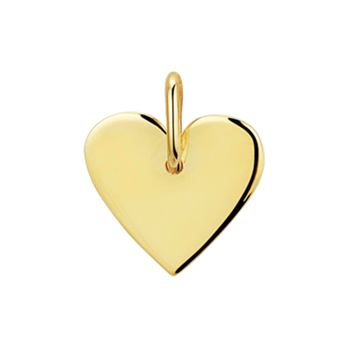 graveerhanger hart 14K geelgoud
