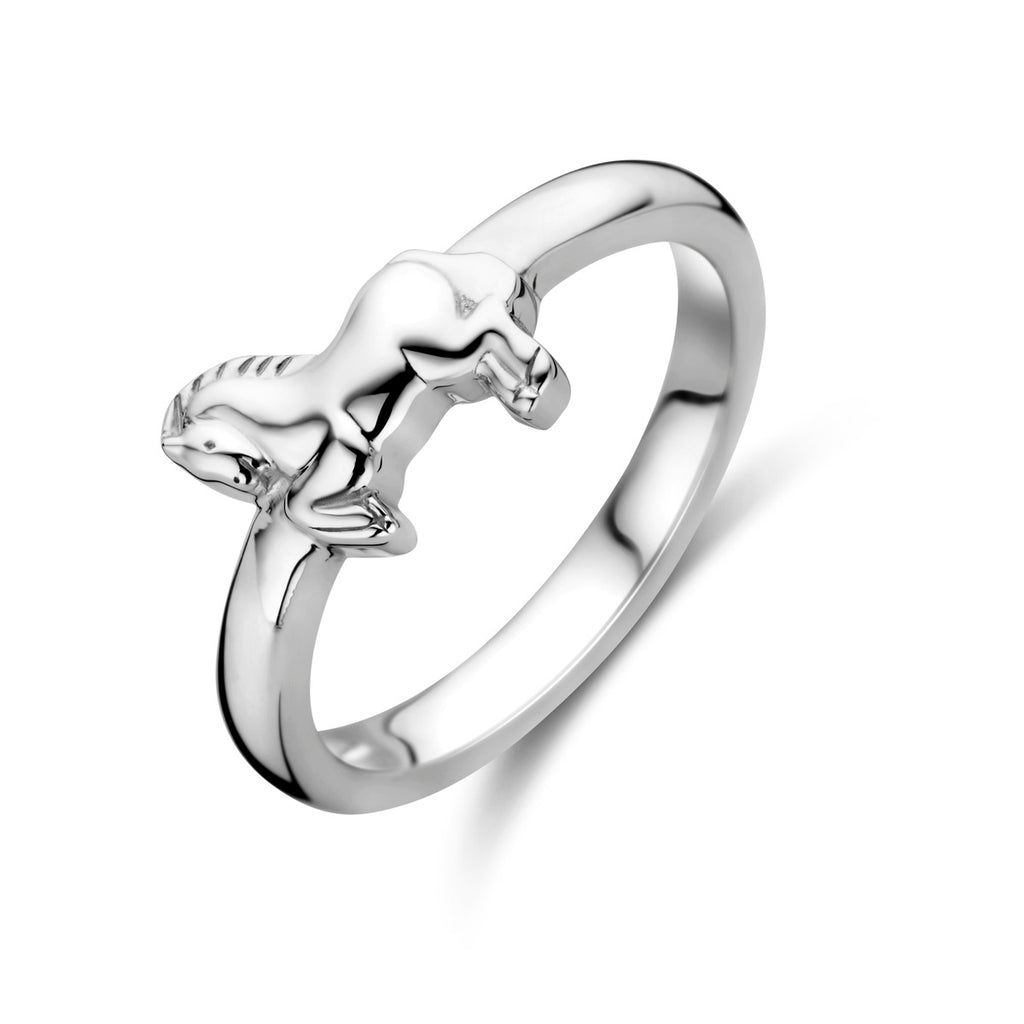Ring Pferd Silber rhodiniert
