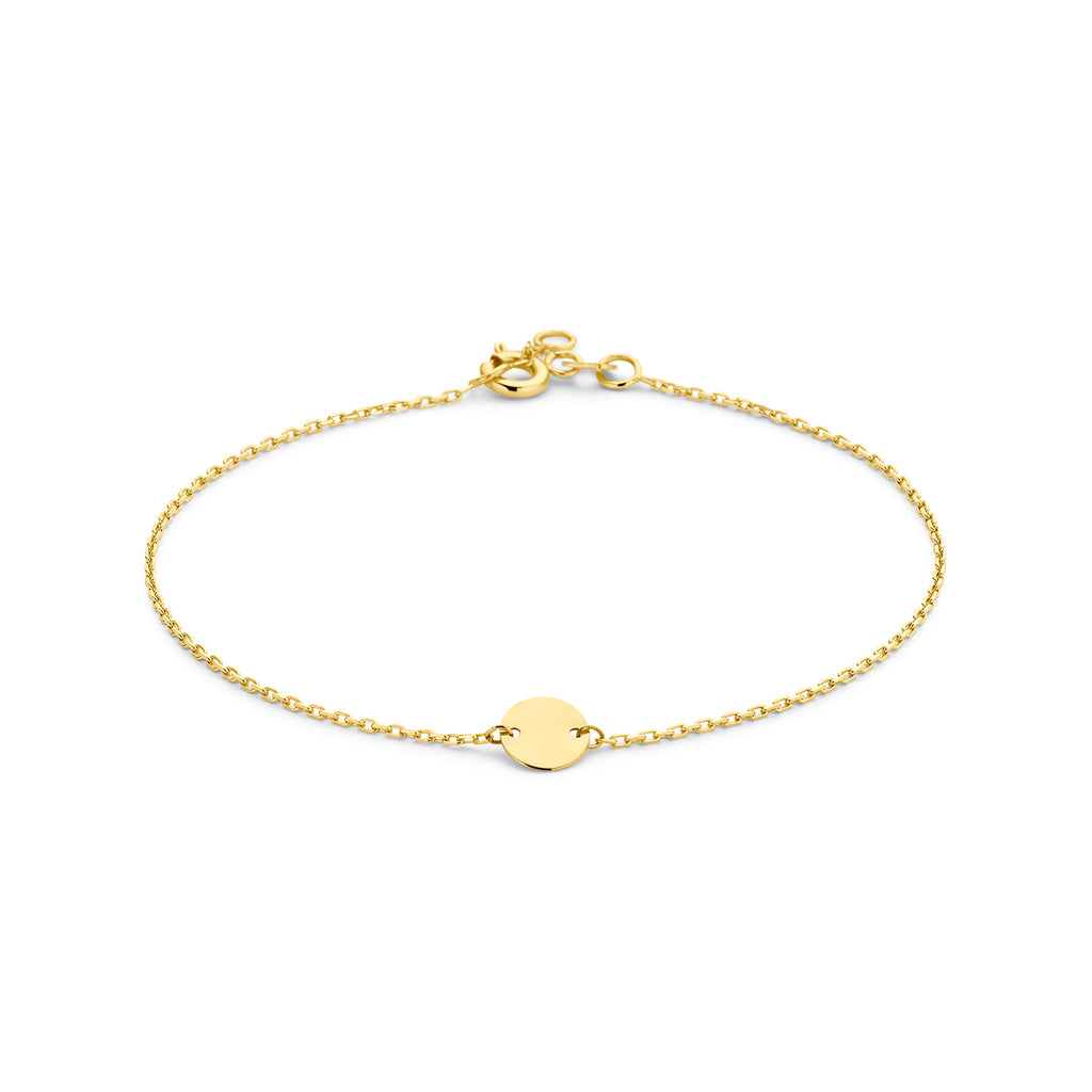 Armband Kreis 18,5 cm 14K Gelbgold