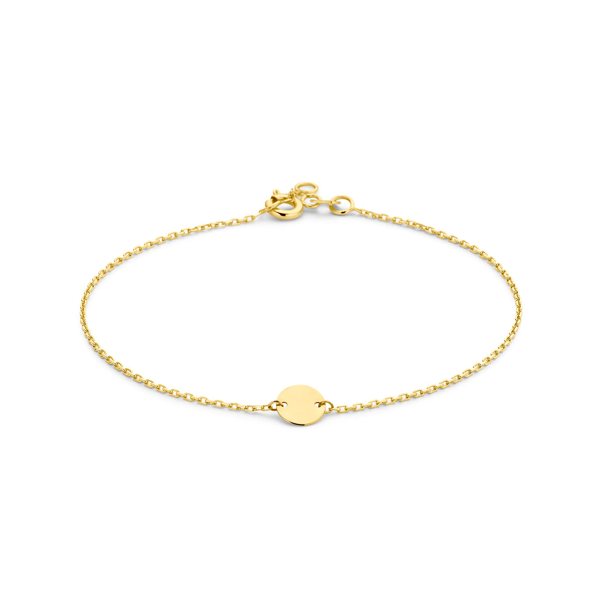 Armband Kreis 18,5 cm 14K Gelbgold