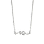 Halskette Schlange 41 + 4 cm Silber rhodiniert