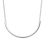 collier 45 cm zilver gerhodineerd
