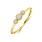 9k ring zirkonia 9K geel