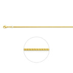 Gourmet-Kette 2,1 mm Doublé 10/000 (gelb)