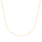 collier paperclip 1,8 mm 45 cm 14K geelgoud