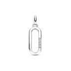 hanger zirkonia 20 mm zilver gerhodineerd