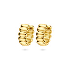 Klappcreolen 15,5 mm 1 Mikron silbervergoldet (gelb)
