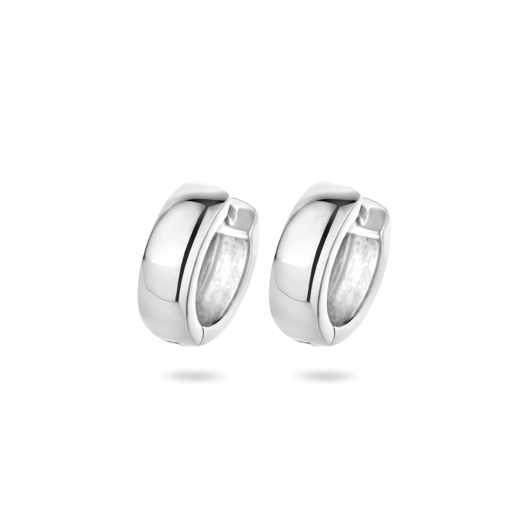 klapoorringen 4 mm bol zilver wit - bol