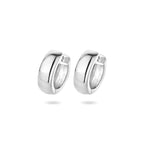 klapoorringen 4 mm bol zilver wit - bol