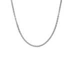 Ankerkette flach 1,4 mm versilbert rhodiniert