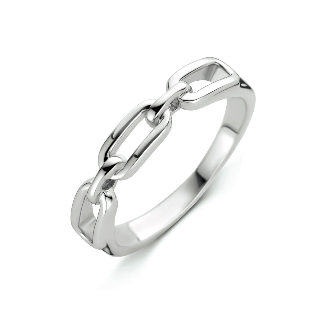 Ringglied Silber rhodiniert